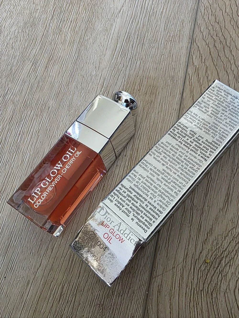 Dior Addict Lip Glow Oil Color Reviver Cherry Oil - 004 Coral New In Box